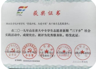 志愿服务队在三下乡活动中多次被...